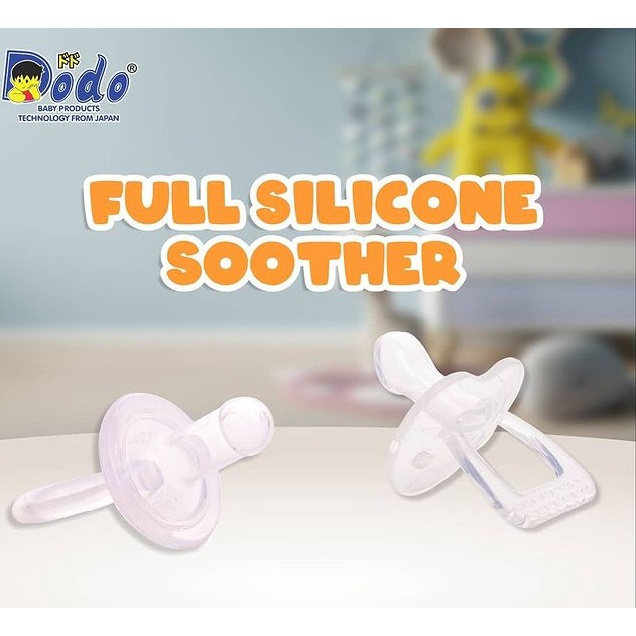 Soother Full Silicone / Empeng Bulat &amp; Gepeng Dot Bayi Tebal SA-1 / SA-2 BPA Free