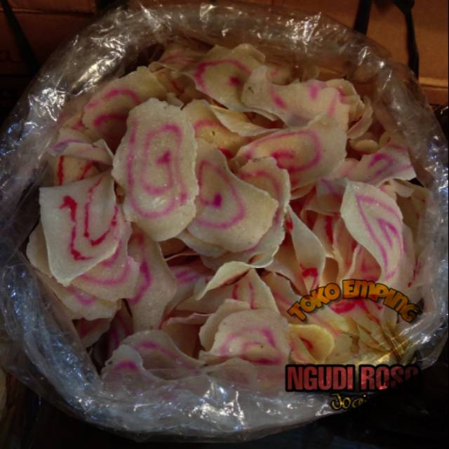 

[250gr] KRUPUK SINGKONG LOREK / KRUPUK TELA NDESO/ DRIJI GARENG