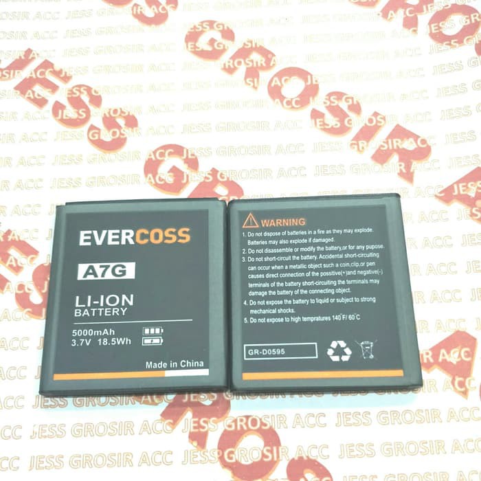 Baterai Battery Original Double Power Evercoss Cross Evercross A7G