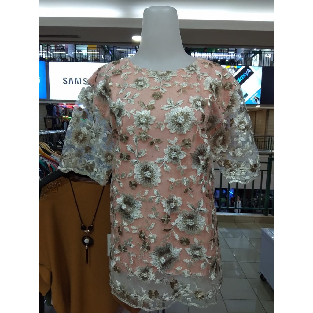 Promo Blus Tile Bordir / Blus Tile Bordir