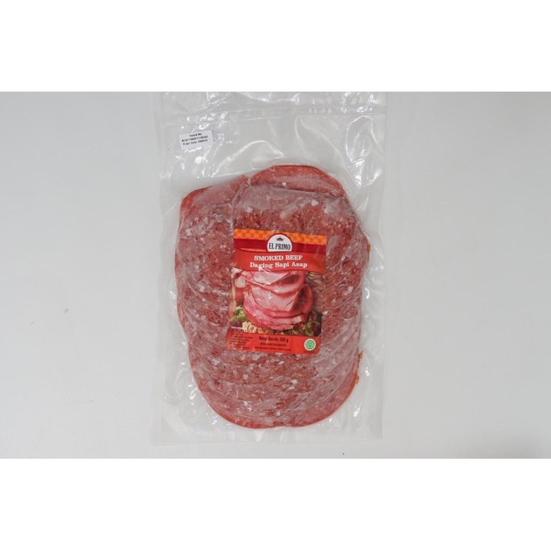 

El Primo Daging Sapi Asap 500 gr Smoked Beef Kualitas Import Australia HALAL