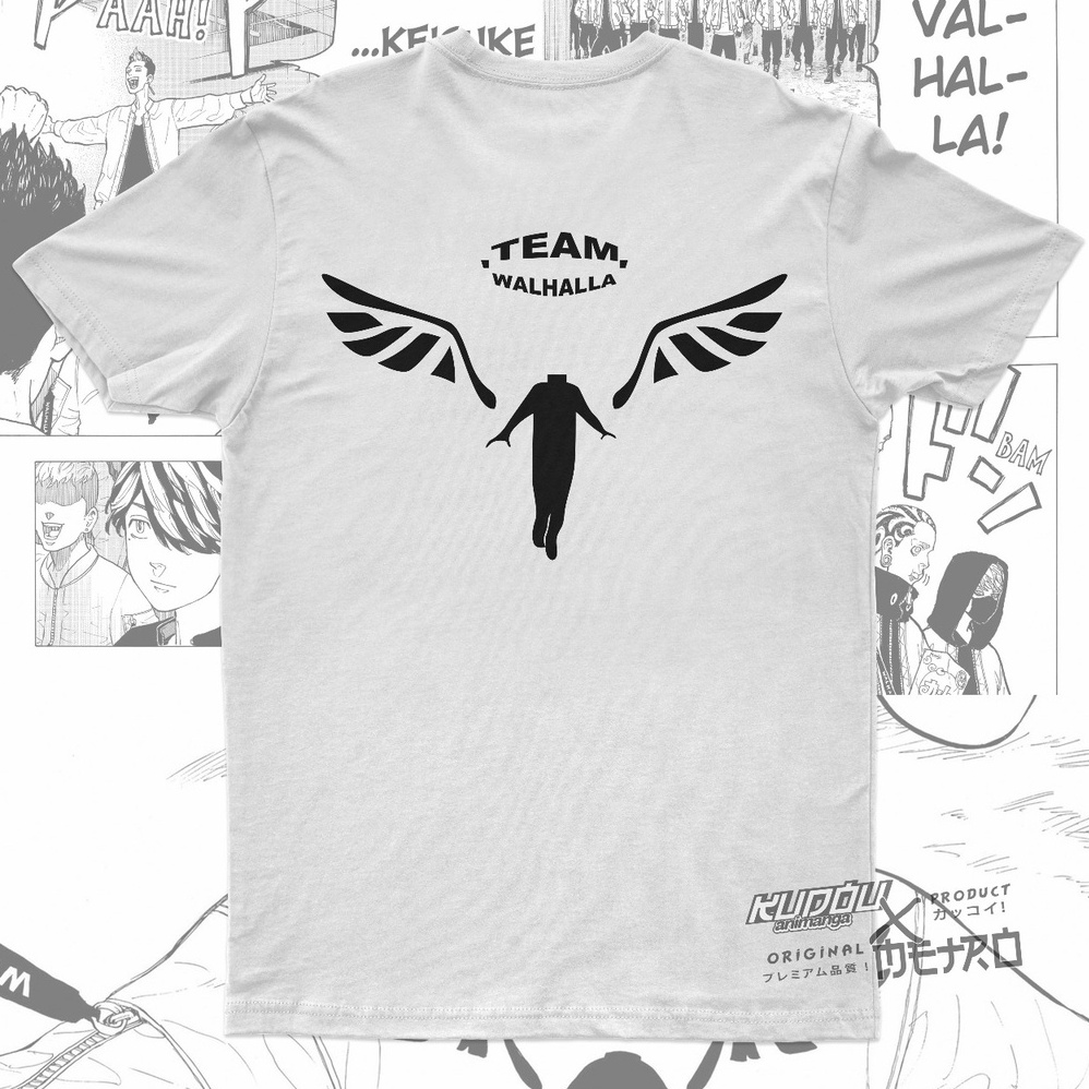 Kaos Team Valhalla Tokyo Manji Anime Tokyo Revengers Manga Premium Unisex