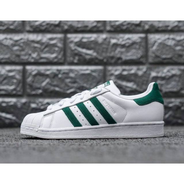Adidas Superstar White Green