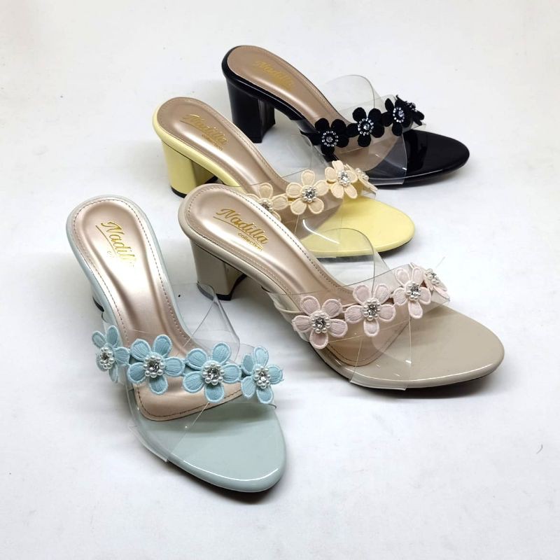 nadilla Nd2549 sandal Pesta Wanita Heels Wanita Hak Tinggi Sendal Terlaris Wanita