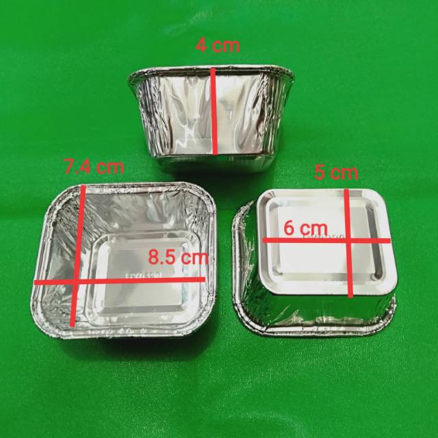 ALUMINIUM TRAY BX-0350 - WADAH ALUMINIUM FOIL TRAY - BX0350