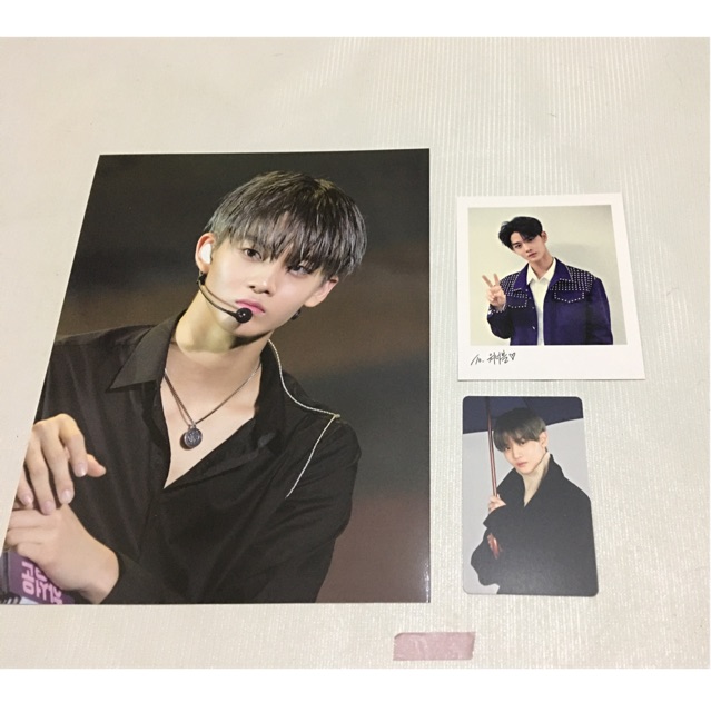 Bae Jinyoung official photocard, polaroid, mini poster