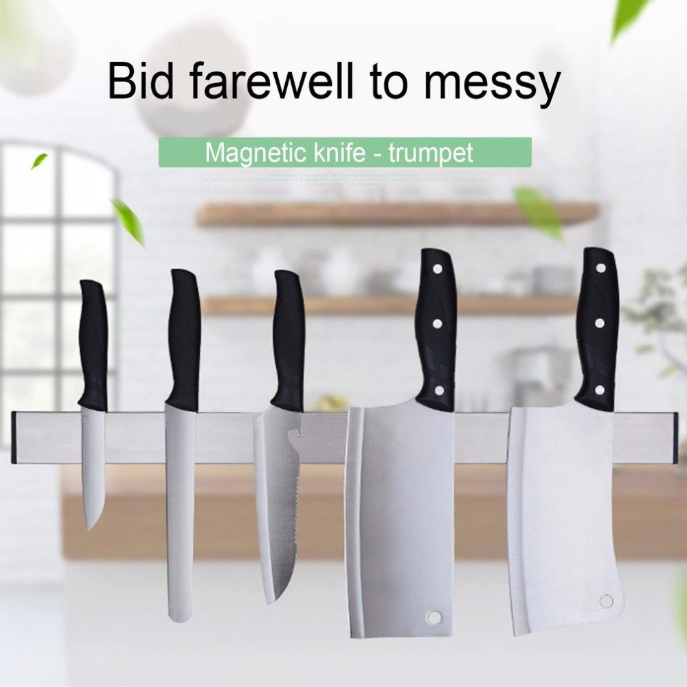 Rak Tempat Pisau Dapur Magnet Gantung Magnetic Knife Holder Stainless