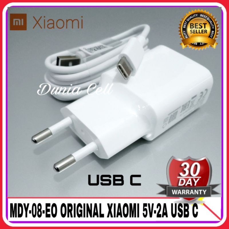 Charger Xiaomi Mi A1 ORIGINAL 100% Xiaomi Resmi Indonesia USB Type C