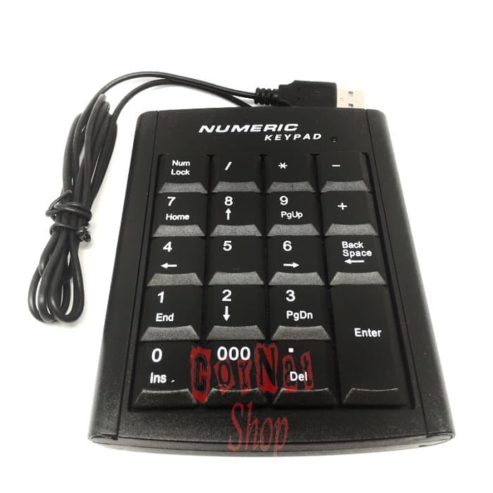 Keypad Angka Numerik USB Untuk Laptop / Notebook Accounting Kasir