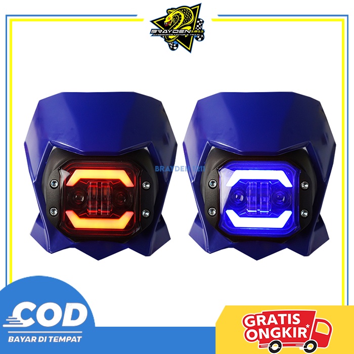 BATOK LAMPU KLX + LAMPU DAYMAKER