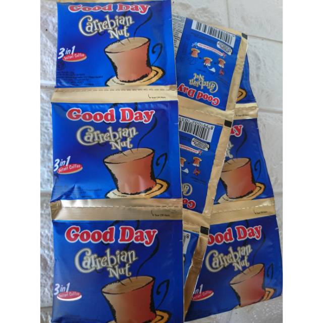 

Good Day Carrebian Nut 1 renteng isi 10 sachet