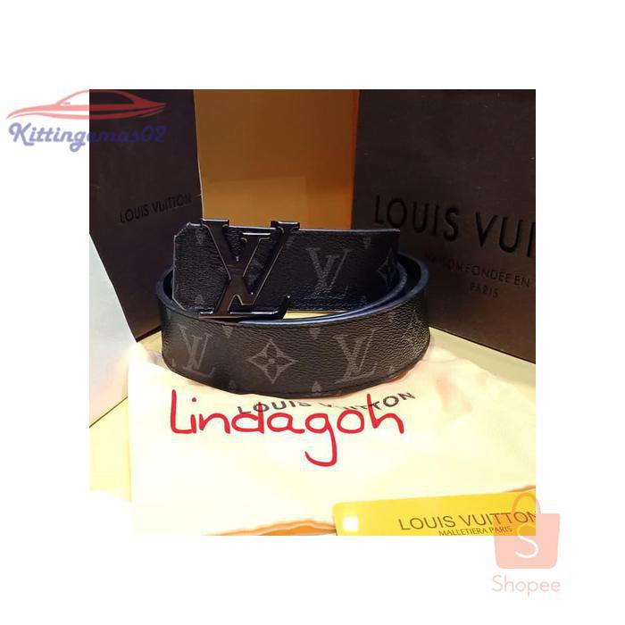 IKAT PINGGANG PRIA GESPER SABUK KTG2I1595 BELT LV KUALITAS MIRROR