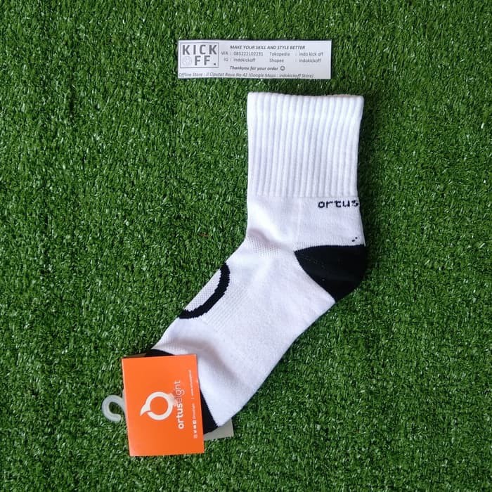 KAOS KAKI SEKOLAH/ KAOS KAKI OLAHRAGA ORTUSEIGHT RAPID SOCKS S - WHITE