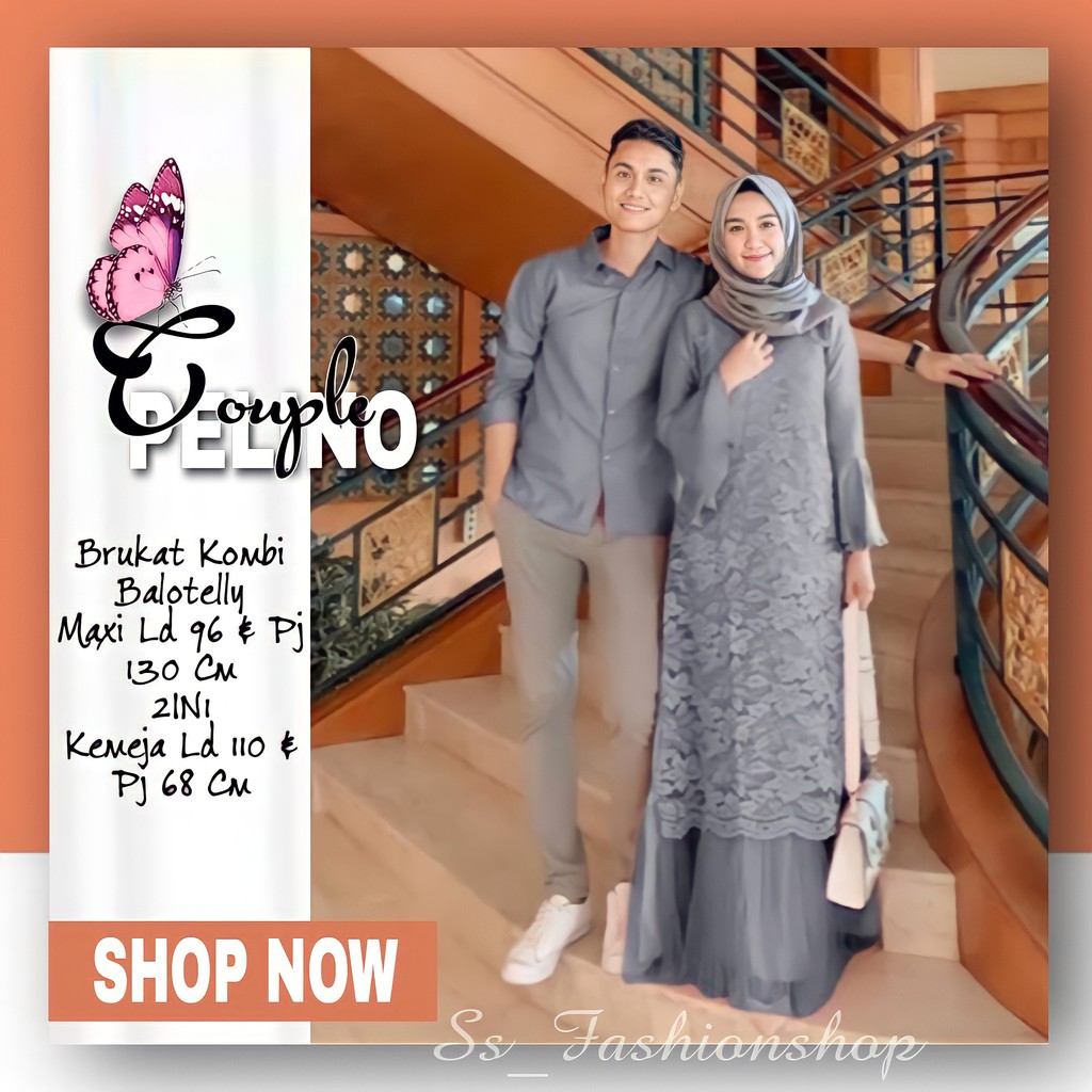 BAJU CAPEL KELUARGA COPEL PASANGAN BAJU CAPELAN GAMIS SUAMI ISTRI GAMIS KAPELAN SARIMBIT COUPLE MODE