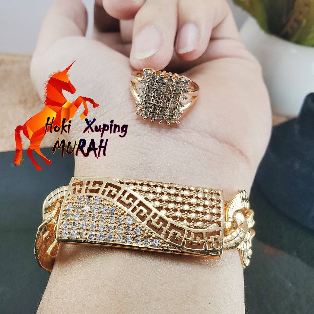  Gelang  Rantai Gelombang Layers Bukaan Hoki Xuping  Murah 