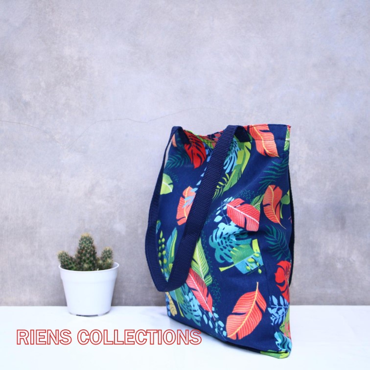 TAS KANVAS TOTEBAG KANVAS TAS SOUVENIR JOGJA MOTIF MONFIS. TAS CANVAS MOTIF TERBARU. Riens Collections