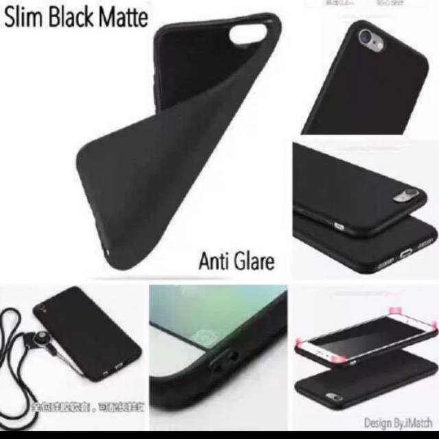 Case black matte oppo f1 A35