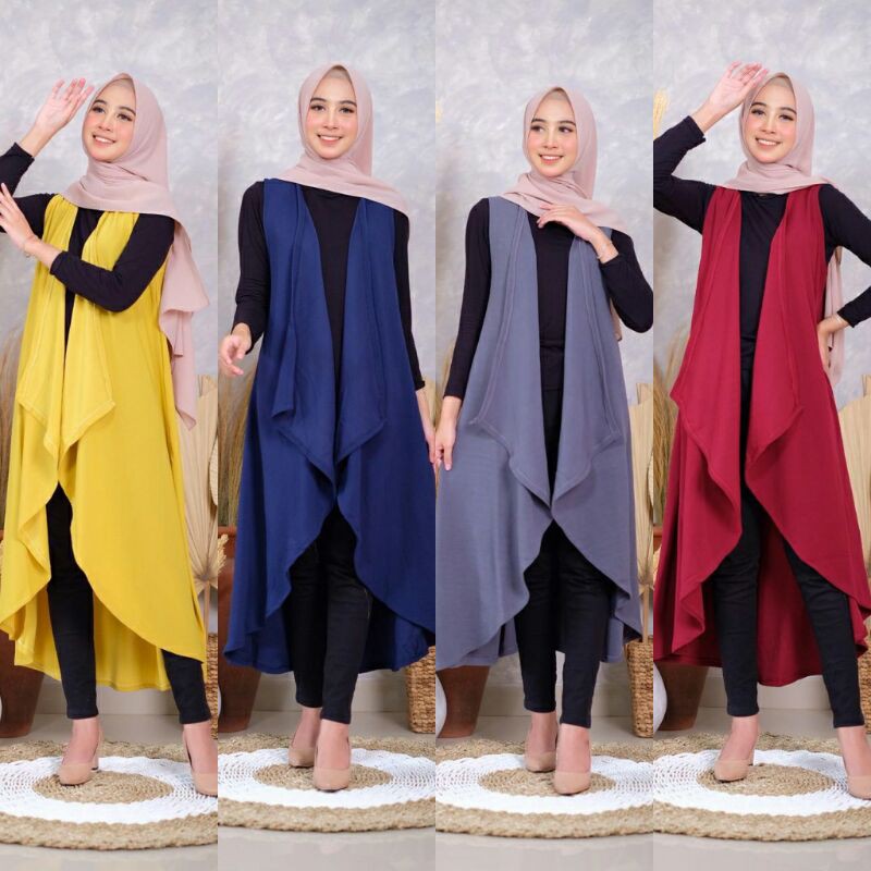 Outer cardigan penguin ( tanpa lengan )