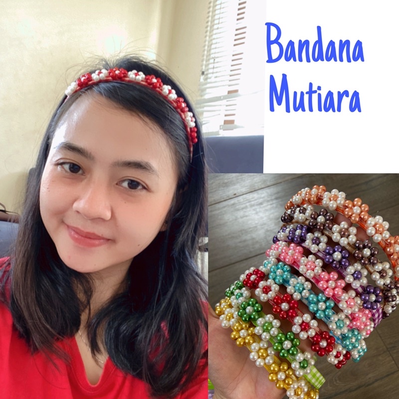 Bandana Anak mutiara lucu