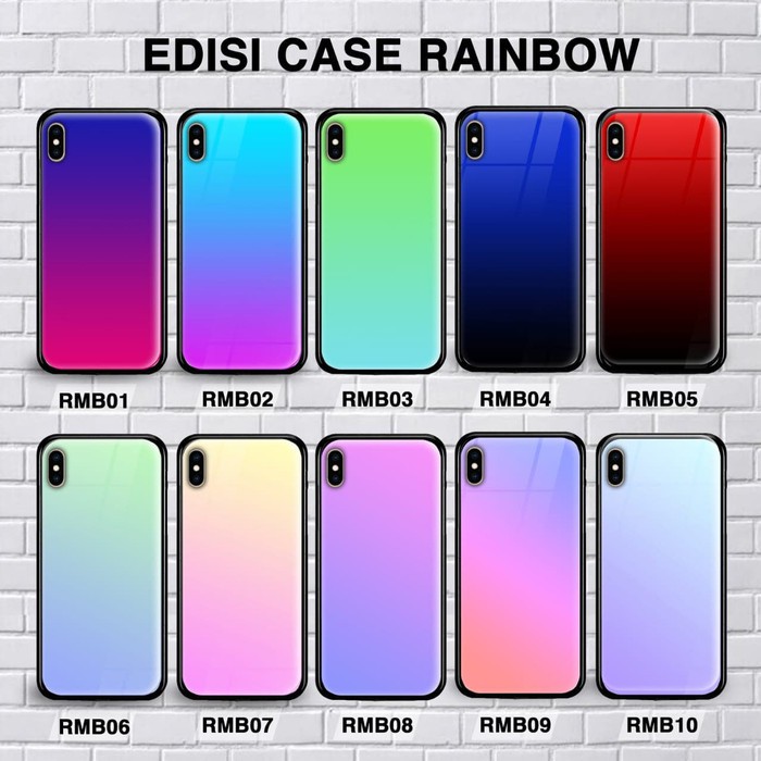 CASE MOTIF RAINBOW REALME C11 CASE RAINBOW CASE REALME C11  COD