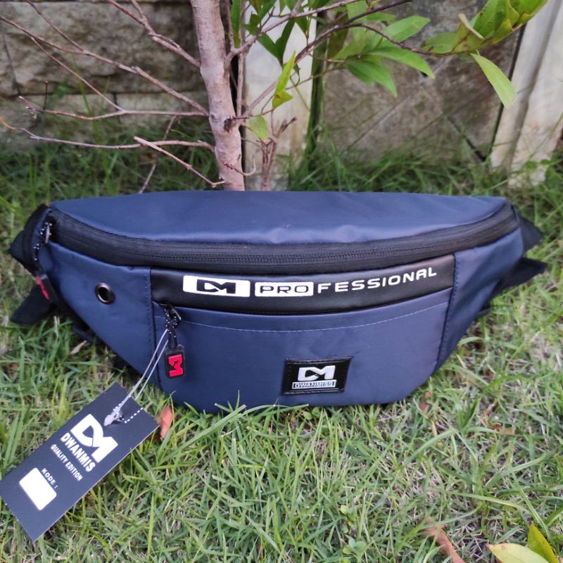 Tas Pria Original DM5 | Tas Selempang Pria Best Produk | Waist Bag Pria Model Distro