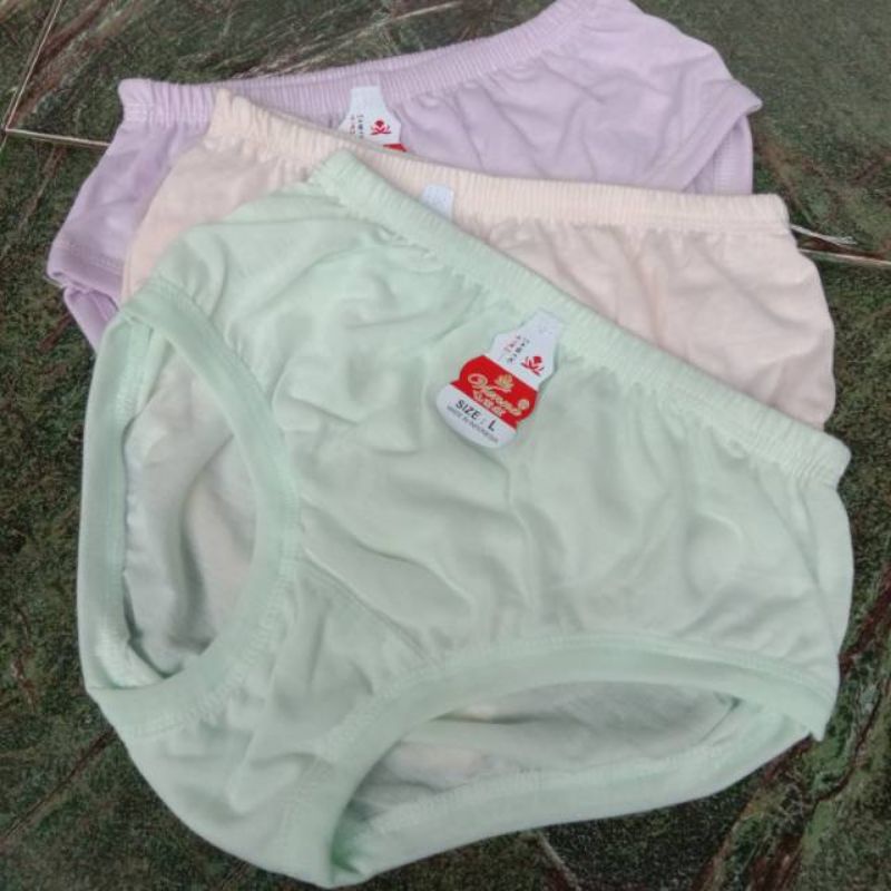 CD/CELANA DALAM EMAK/ WANITA DEWASA / KARET BIASA UKURAN L-XL-XXL