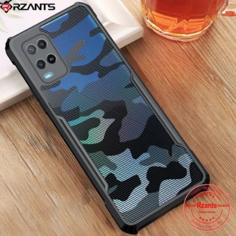 CASE OPPO A74 4G / OPPO A54 5G / 4G RZANTS CAMO ORIGINAL HARD SOFT CASING ARMY SILICON COVER ARMOR