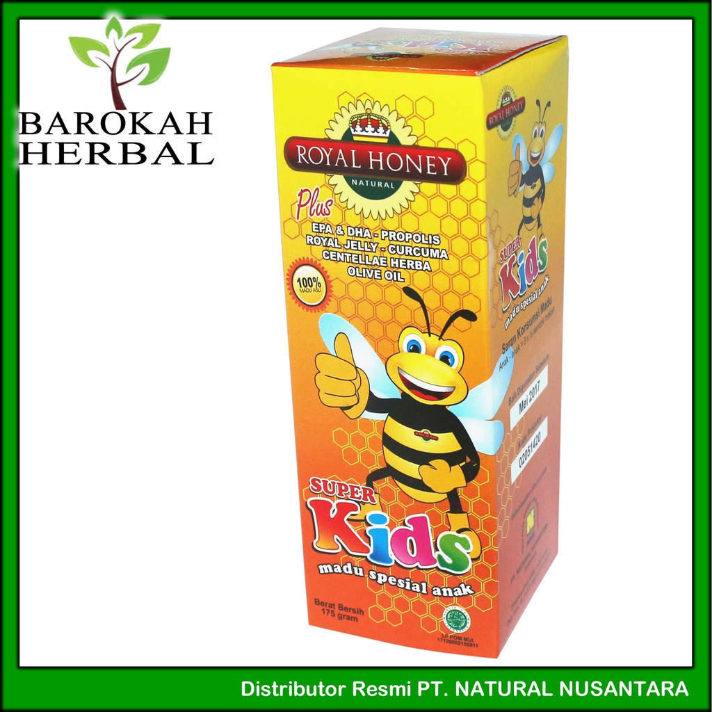 

KIDS Madu Kids Nasa - Natural Royal Honey Super KIDS NASA - Madu Spesial Anak