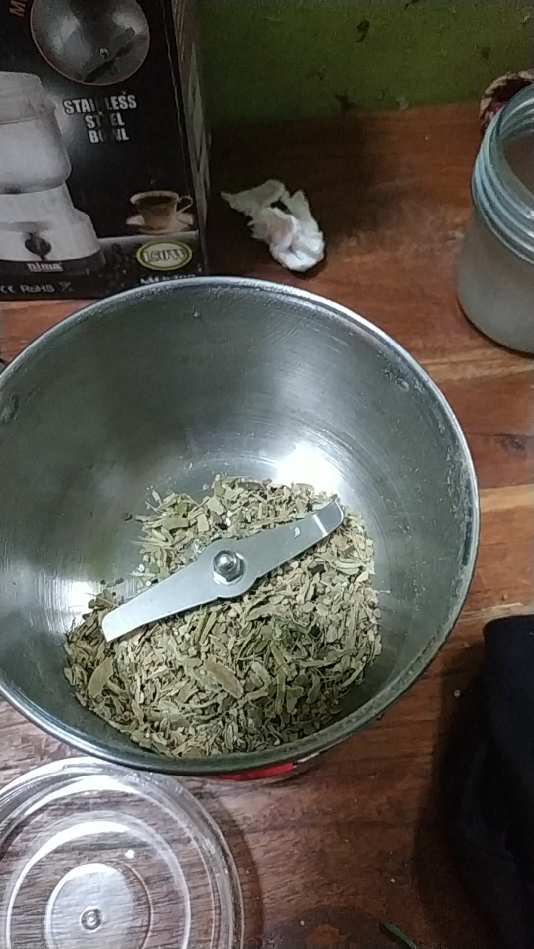 Alat Penggiling Biji Kopi Electric Coffee Grinder Penggiling Portable Gilingan Biji Kopi 150w