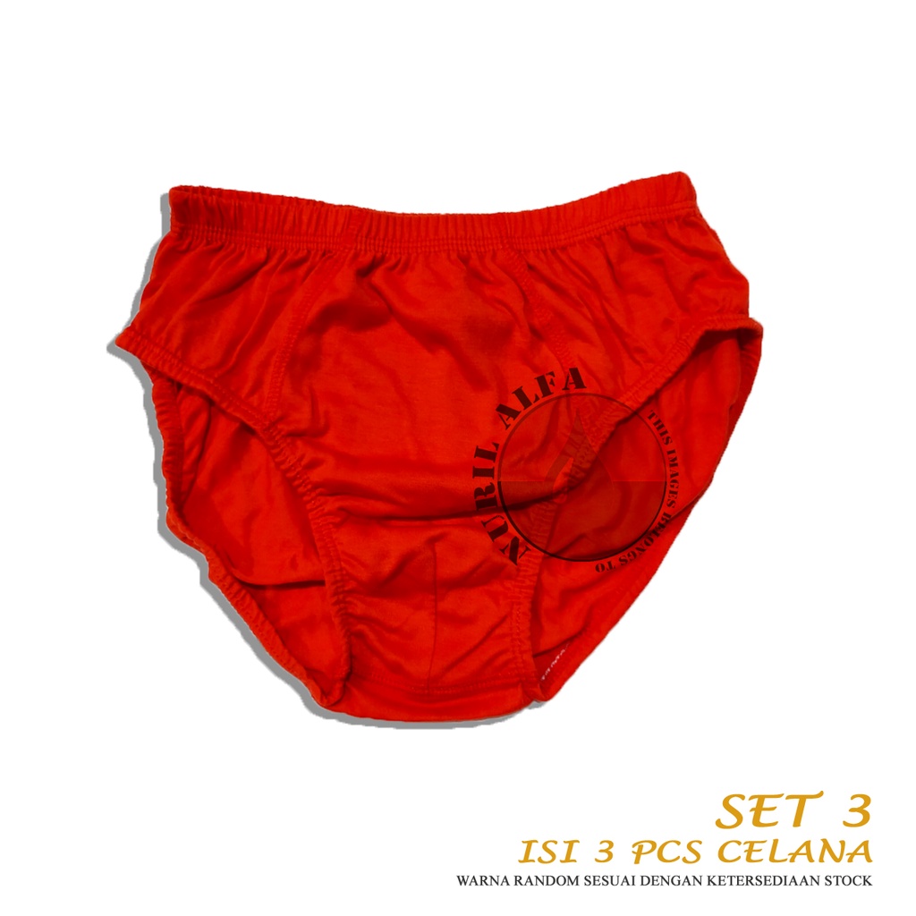 Set isi 3 Pcs Celana Dalam Anak Laki-Laki Big Size - Jumbo - Extra Large Agree CD Underwear