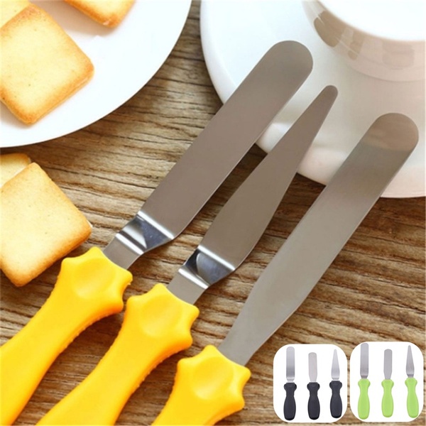 [BISA COD] PROMO Pisau Set Isi 3 Pcs Berbagai Model Stainless Murah Terjangkau Knife Set Spatula Kue Polesan Sodet Kue Alat Baking Pisau Dapur Pisau Roti Pisau Kue Serokan Sodokan Berkualitas