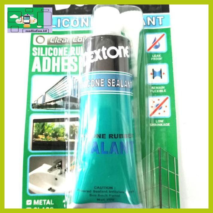 

R4E5Et- Lem Kaca Dextone/Lem Aquarium/Silicone Sealant Dextone 70 Gram - Clear Bening Fyhf7T-