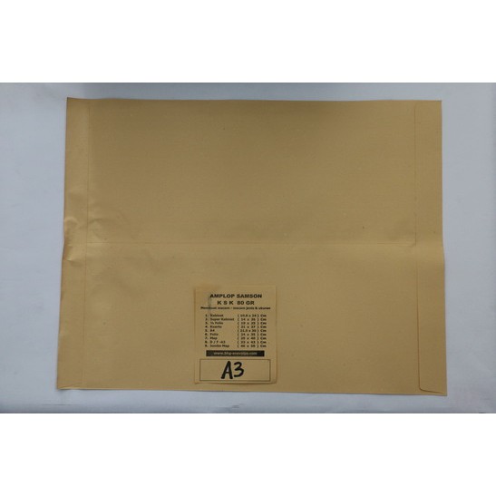 

Amplop Coklat A3 "MDM" 1Pax 100 Lembar
