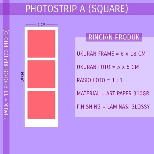 CETAK PHOTOSTRIP / CUSTOM PHOTOSTRIP