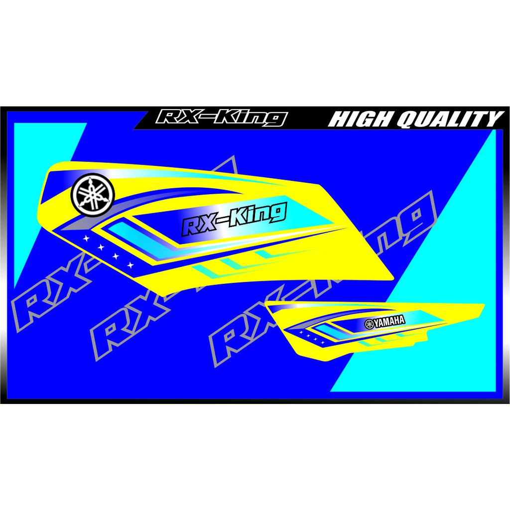 STRIPING VARIASI YAMAHA CUSTOM LIS RX KING STIKER