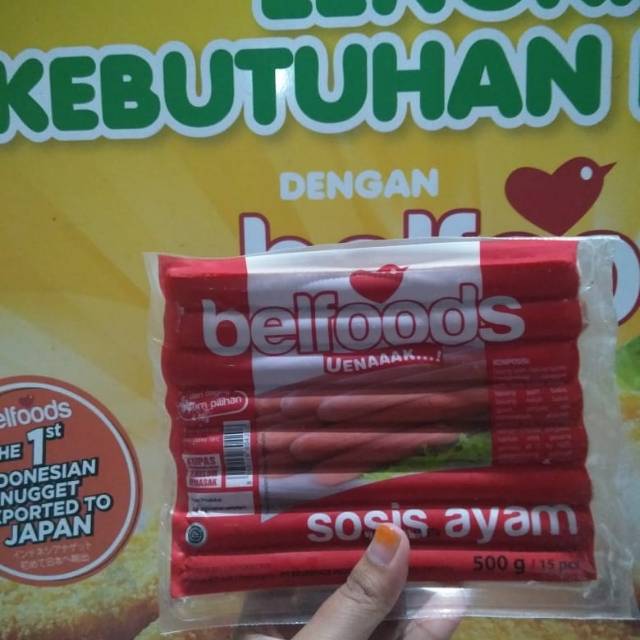 

Belfoods Sosis Ayam Uenaaak 500gram