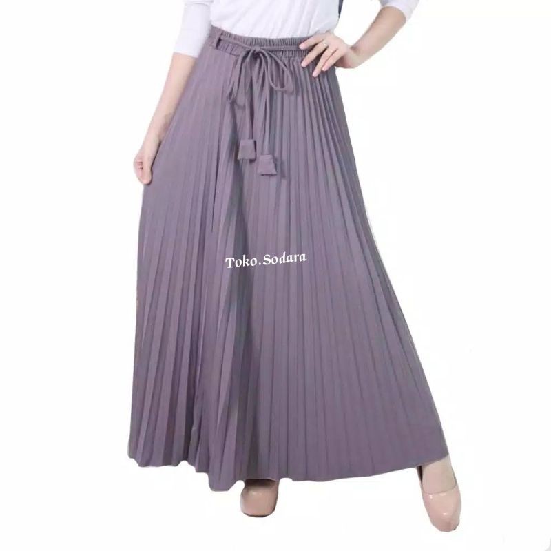 Rok Plisket Moumbloe&quot;Standar // Plisket Hyget Standar //Rok wanita Murah