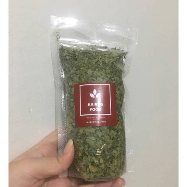 

Teh Daun kelor kering Moringa Herbal Obat Kolesterol Kanker Antioksidan