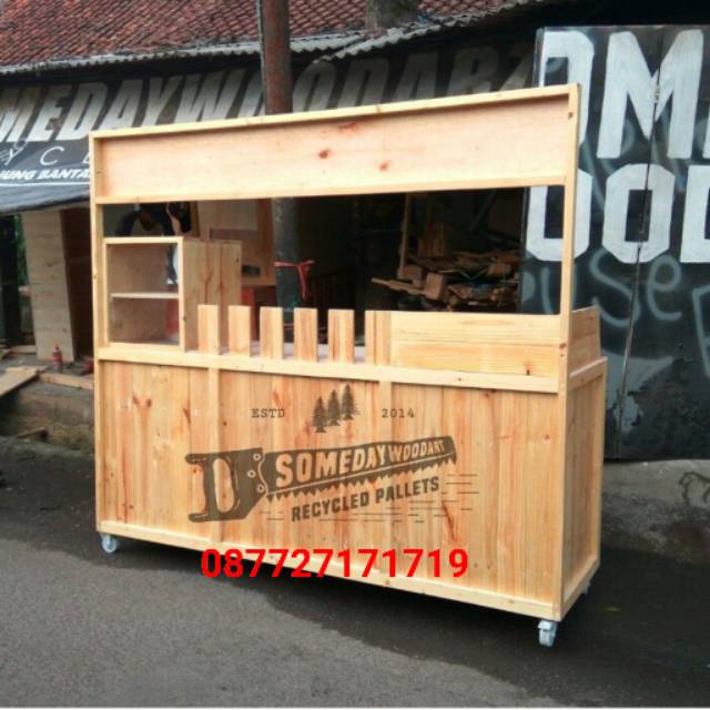 Gerobak/gerobak jati belanda/gerobak minimalis