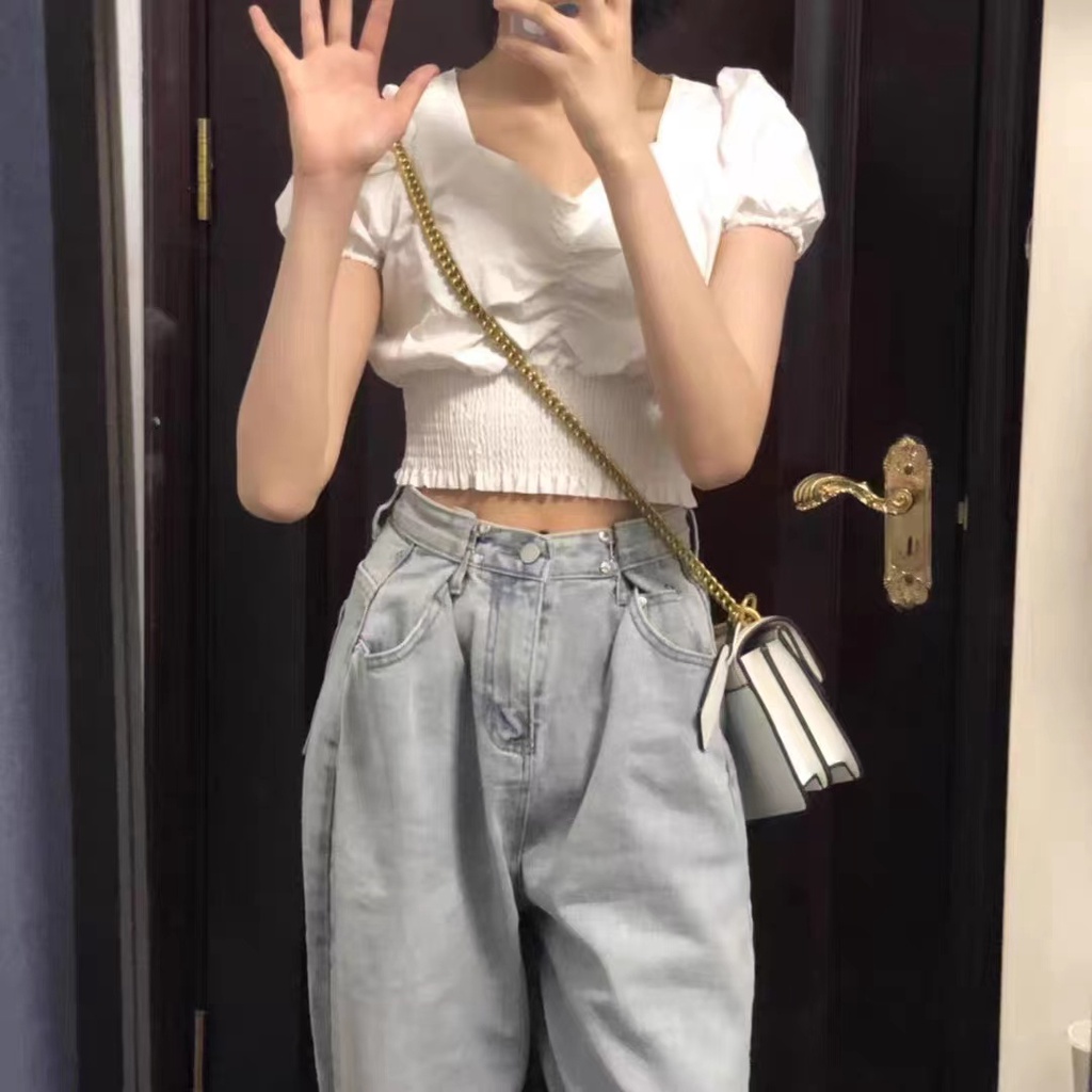 korean style new longgar kekinian pengait celana kulot panjang