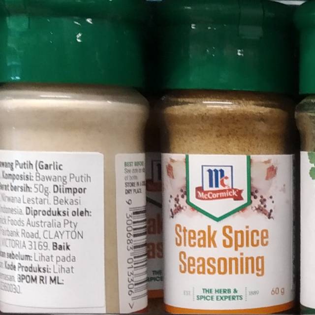 

Mc cormick steak spice seasoning 60gr botol