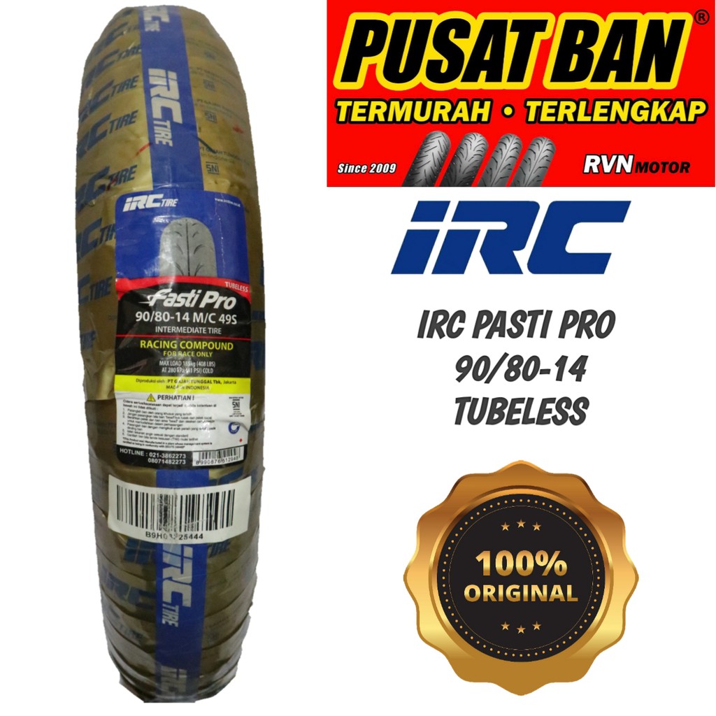 IRC FASTI PRO 90/80-14 RACING COMPOUND