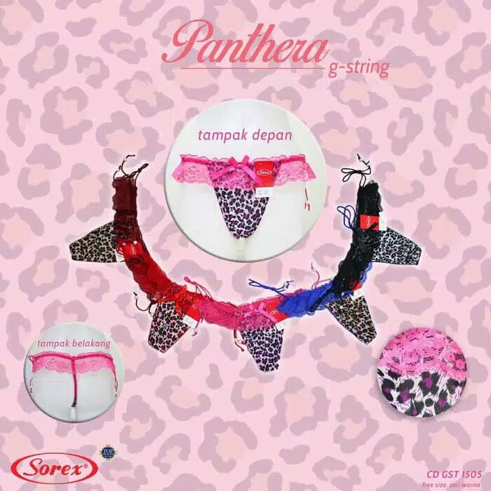  Cd  Wanita Gstring Sorex 1505 TALI  SAMPING  Cd  Sexy Renda 