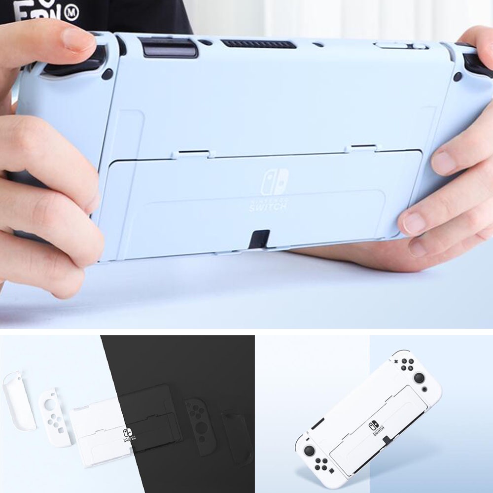 Casing Hardcase OLED Anti Gores + Jatuh Untuk Nintendo Switch