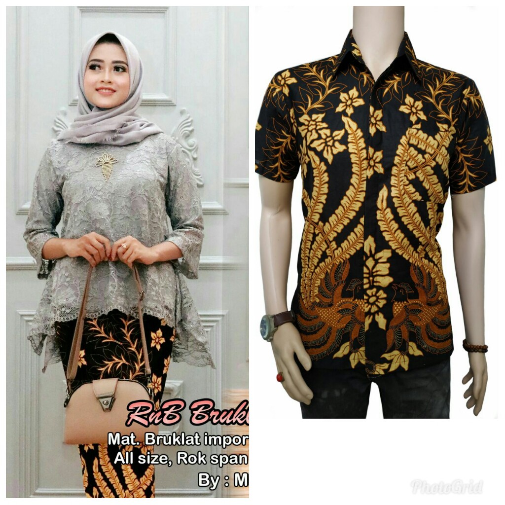 GROSIR BATIK COUPLE RNB BROKAT #2