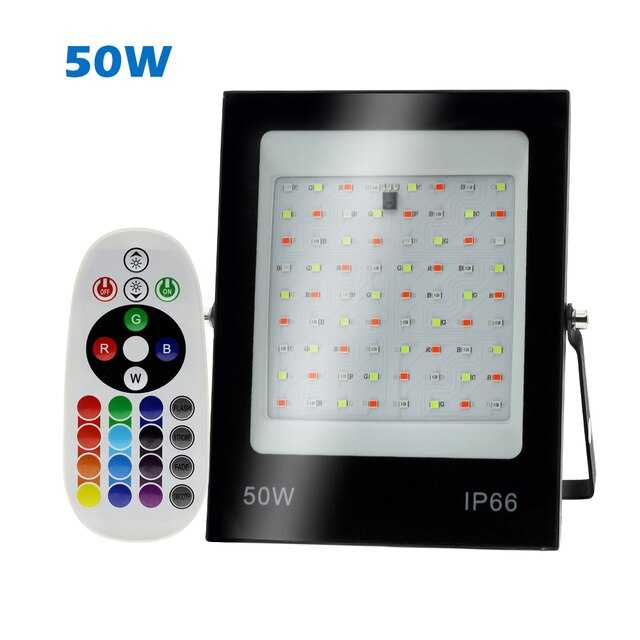 Wisdom Lampu Sorot LED Flood Light 50W RGB-GW50