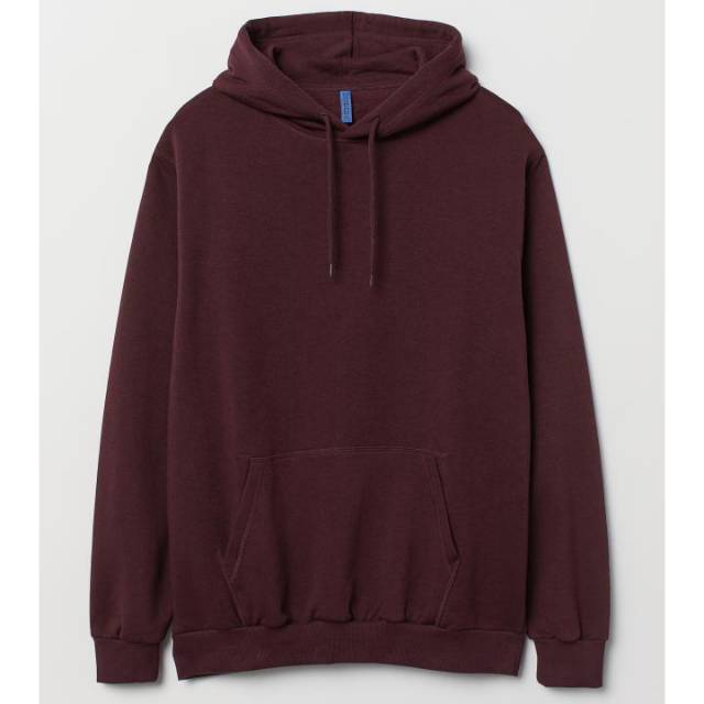 h&m hoodie maroon