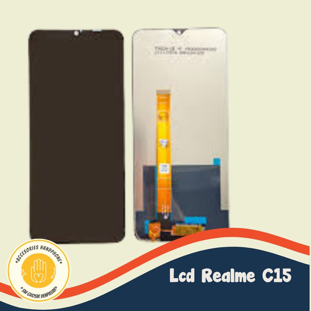 (COD) LCD Layar fullset touchscreen original   REALME C15/ LAYAR REALME C15 /LCD + TOUCHSCREEN REALM