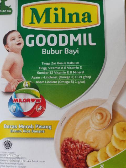 Milna Goodmil bubur khusus 6+ dan 8+ 120 gr