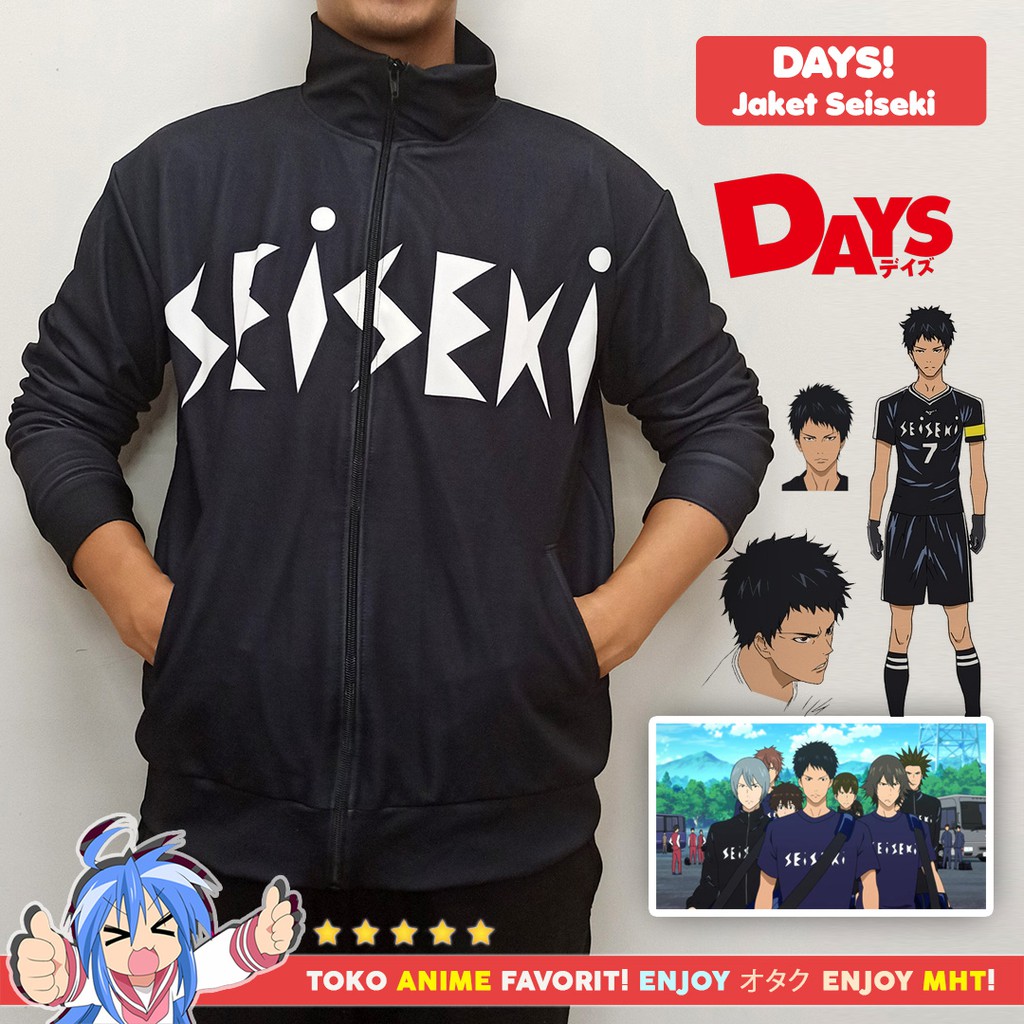 Jaket Anime Full Print Days Seiseki